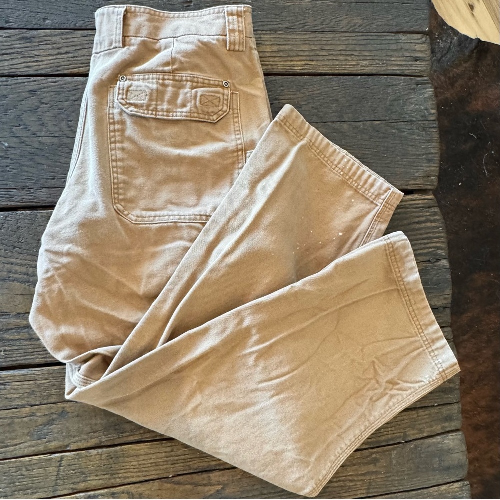 Daluth Trading Men's Casual Tan Khaki Work Cargo Pants Size 38x30